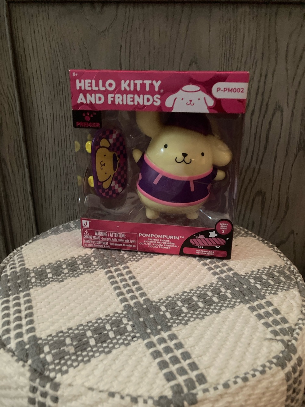 Hello Kitty Pompompurin Figure in Yellow, Pink & Purple